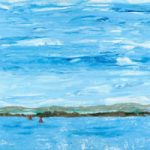 Art Prints – South Downs from the Sea painting